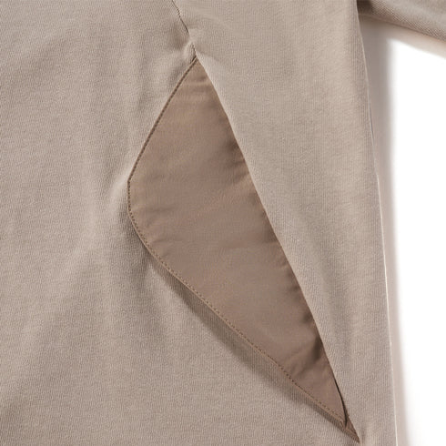 Boysnextdoor Side Zipped Heavy Tee Beige